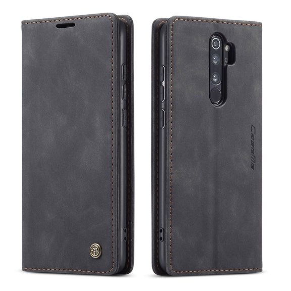 For Xiaomi Redmi Note 8 Pro CaseMe-013 Multifunctional Horizontal Flip Leather Case with Card Slot & Holder & Wallet(Black)