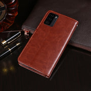 For U-MAGIC 30e idewei Crazy Horse Texture Horizontal Flip Leather Case with Holder & Card Slots & Wallet(White)