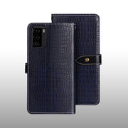For U-MAGIC 30e idewei Crocodile Texture Horizontal Flip Leather Case with Holder & Card Slots & Wallet(Black)