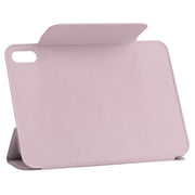 For iPad mini 2024 / mini 6 Horizontal Flip Ultra-thin Fixed Buckle Magnetic PU Tablet Case With Three-folding Holder & Sleep / Wake-up Function(Pink)