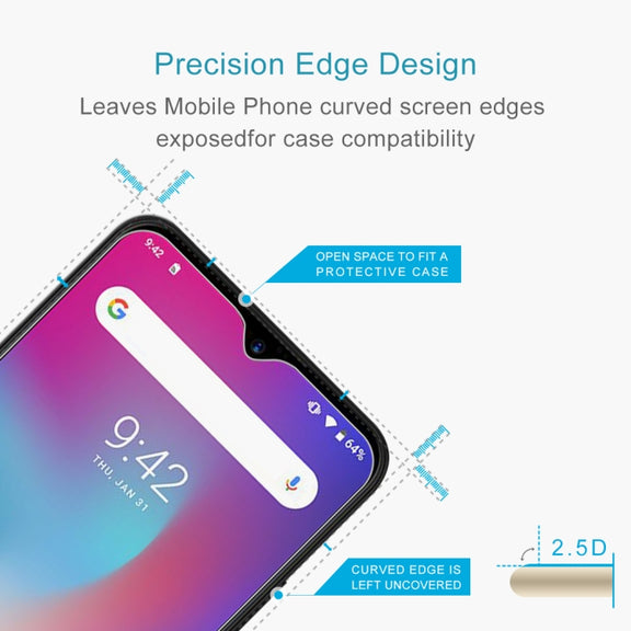 For Blackview A70 / A70 Pro / A55 10 PCS 0.26mm 9H 2.5D Tempered Glass Film