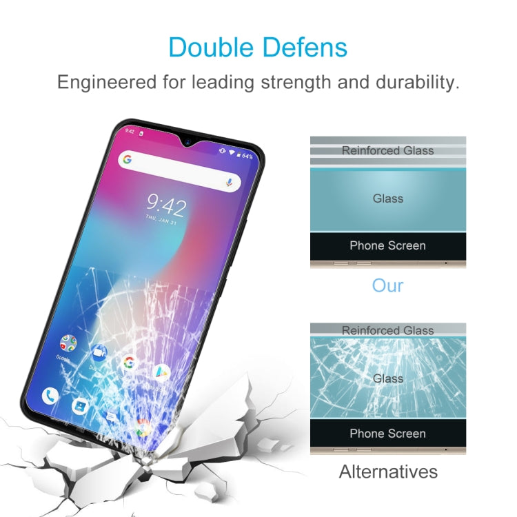 For Blackview A70 / A70 Pro / A55 10 PCS 0.26mm 9H 2.5D Tempered Glass Film