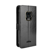 For Doogee S59 / S59 Pro Crazy Horse Texture Horizontal Flip Leather Case with Holder & Card Slots & Lanyard(Black)
