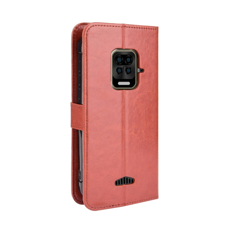 For Doogee S59 / S59 Pro Crazy Horse Texture Horizontal Flip Leather Case with Holder & Card Slots & Lanyard(Brown)