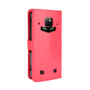 For Doogee S88 Plus / S88 Pro Crazy Horse Texture Horizontal Flip Leather Case with Holder & Card Slots & Lanyard(Red)