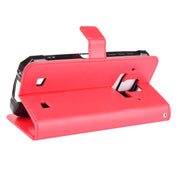 For Doogee S88 Plus / S88 Pro Crazy Horse Texture Horizontal Flip Leather Case with Holder & Card Slots & Lanyard(Red)