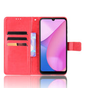 For Blackview Oscal C20 Crazy Horse Texture Horizontal Flip Leather Case with Holder & Card Slots & Lanyard(Red)