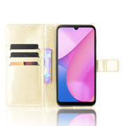 For Blackview Oscal C20 Crazy Horse Texture Horizontal Flip Leather Case with Holder & Card Slots & Lanyard(Gold)
