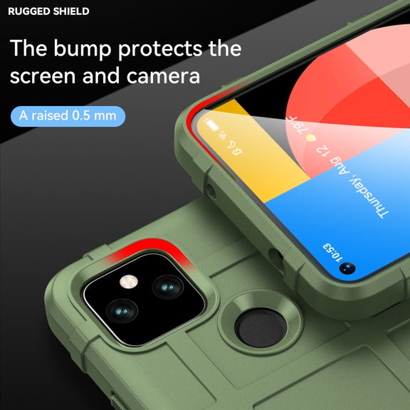 For Google Pixel 5a 5G Full Coverage Shockproof TPU Case(Green)