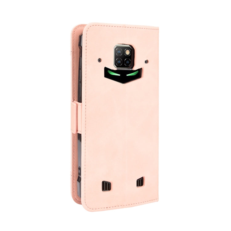 For Doogee S88 Plus / S88 Pro Skin Feel Calf Pattern Horizontal Flip Leather Case with Holder & Card Slots & Photo Frame(Pink)