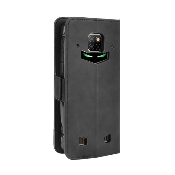 For Doogee S88 Plus / S88 Pro Skin Feel Calf Pattern Horizontal Flip Leather Case with Holder & Card Slots & Photo Frame(Black)