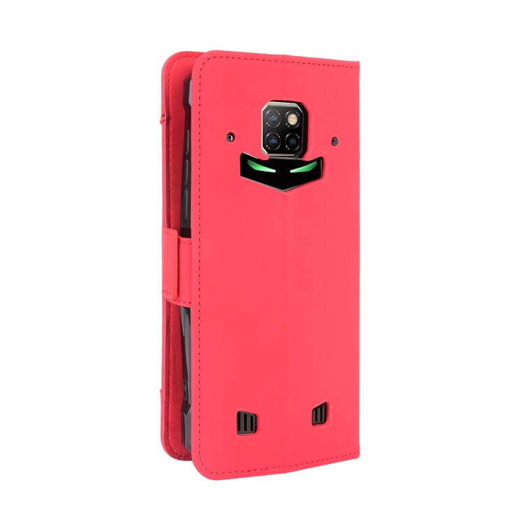 For Doogee S88 Plus / S88 Pro Skin Feel Calf Pattern Horizontal Flip Leather Case with Holder & Card Slots & Photo Frame(Red)