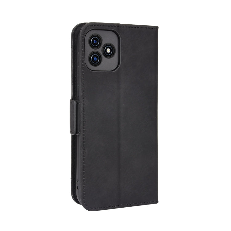 For Blackview Oscal C20 Skin Feel Calf Pattern Horizontal Flip Leather Case with Holder & Card Slots & Photo Frame(Black)