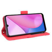 For Blackview Oscal C20 Skin Feel Calf Pattern Horizontal Flip Leather Case with Holder & Card Slots & Photo Frame(Red)