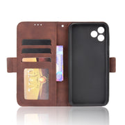 For Blackview Oscal C20 Skin Feel Calf Pattern Horizontal Flip Leather Case with Holder & Card Slots & Photo Frame(Brown)