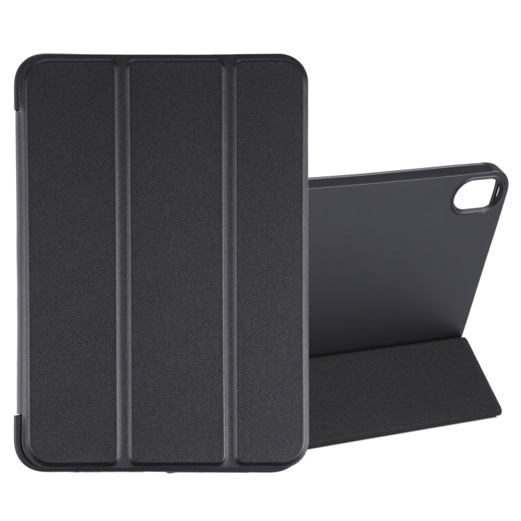 For iPad mini 2024 / mini 6 GEBEI Shockproof Horizontal Flip Tablet Case with Three-folding Holder(Black)