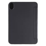 For iPad mini 2024 / mini 6 GEBEI Shockproof Horizontal Flip Tablet Case with Three-folding Holder(Black)