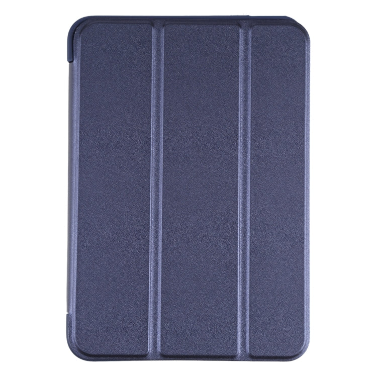 For iPad mini 2024 / mini 6 GEBEI Shockproof Horizontal Flip Tablet Case with Three-folding Holder(Royal Blue)