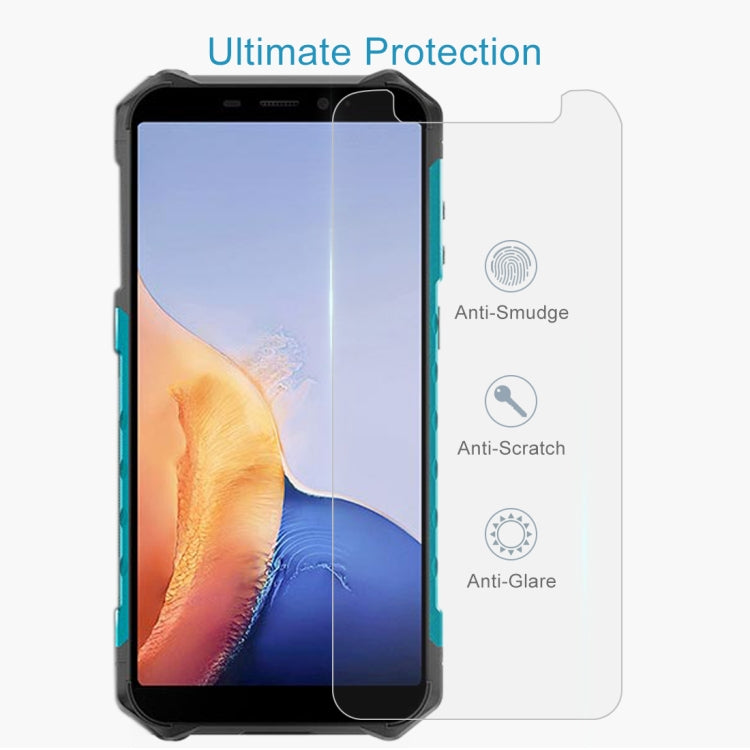 For Ulefone Armor X9 10 PCS 0.26mm 9H 2.5D Tempered Glass Film