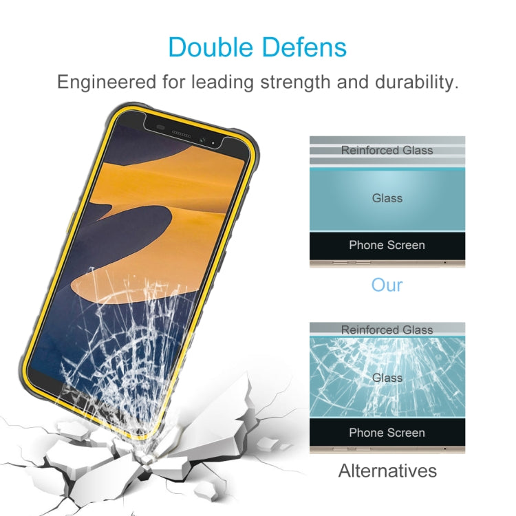 For Ulefone Armor X8i 10 PCS 0.26mm 9H 2.5D Tempered Glass Film