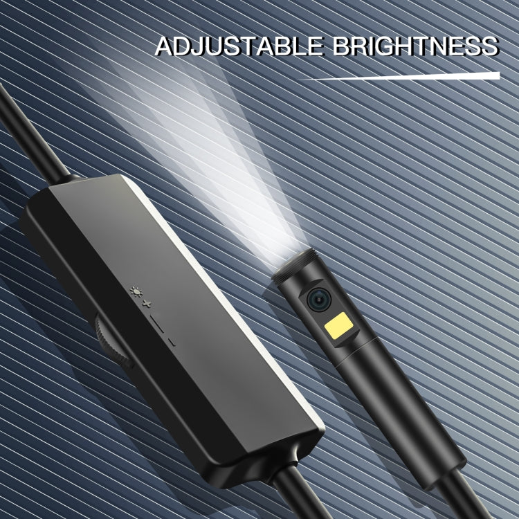 AN100 3 in 1 IP68 Water-resistant USB-C / Type-C + Micro USB + USB Dual Cameras Industrial Digital Endoscope with 9 LEDs, Support Android System, Lens Diameter: 8mm, Length:2m Soft Cable