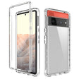 For Google Pixel 6 Pro High Transparency Two-color Gradient PC + TPU Phone Protective Case(Transparent) - Google Cases by PMC TechLife | Online Shopping South Africa | PMC TechLife