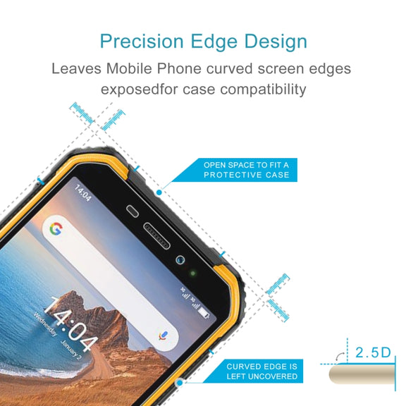 For Ulefone Armor X6 / Armor X6 Pro 10 PCS 0.26mm 9H 2.5D Tempered Glass Film