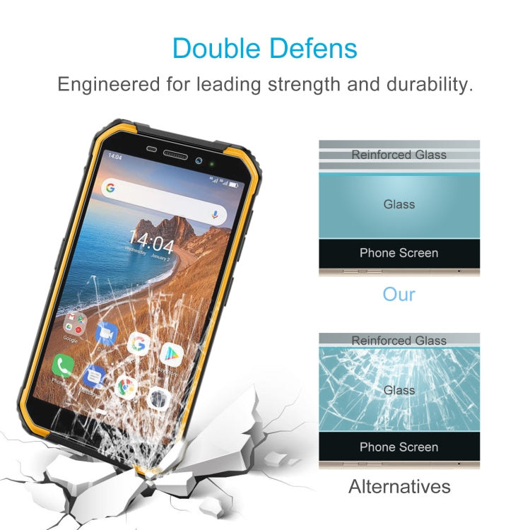 For Ulefone Armor X6 / Armor X6 Pro 10 PCS 0.26mm 9H 2.5D Tempered Glass Film