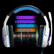 SADES MH901 7.1 Channel USB Adjustable Gaming Headset with Microphone(Blue White)