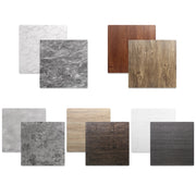 60 x 60cm Double Sides Retro PVC Photography Backdrops Board(Dark Light Wood Grain)