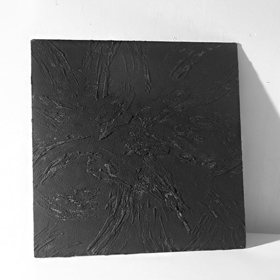 60 x 60cm Retro PVC Cement Texture Board Photography Backdrops Board(Black White)