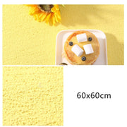 60 x 60cm PVC Backdrop Board Coarse Sand Texture Cement Photography Backdrop Board(Light Yellow)