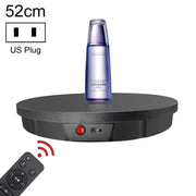 52cm Remote Control Electric Rotating Turntable Display Stand Video Shooting Props Turntable, Plug-in Power, Power Plug:US Plug(Black)