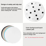 52cm Remote Control Electric Rotating Turntable Display Stand Video Shooting Props Turntable, Plug-in Power, Power Plug:US Plug(White)