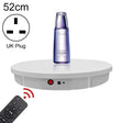 52cm Remote Control Electric Rotating Turntable Display Stand Video Shooting Props Turntable, Plug-in Power, Power Plug:UK Plug(White) - free shipping - PMC TechLife - Order now!