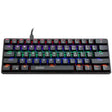 HXSJ V900 61 Keys Cool Lighting Effect Mechanical Wired Keyboard(Black) - free shipping - PMC TechLife - Order now!