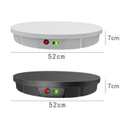52cm Remote Control Electric Rotating Turntable Display Stand Video Shooting Props Turntable, Charging Power, Power Plug:AU Plug(Black)