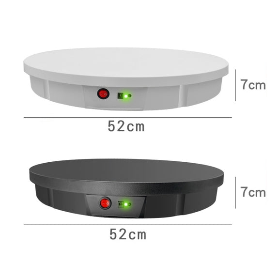 52cm Remote Control Electric Rotating Turntable Display Stand Video Shooting Props Turntable, Charging Power, Power Plug:AU Plug(Black)
