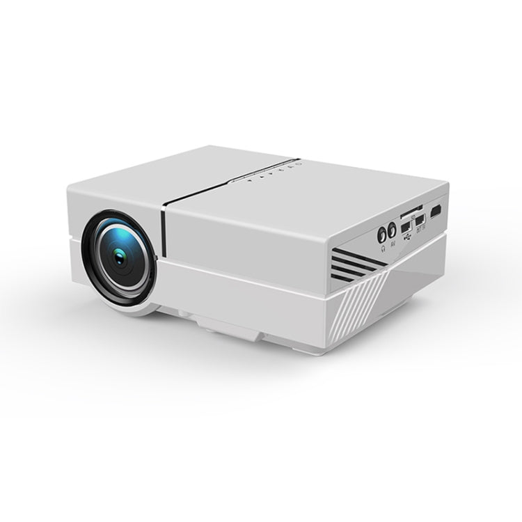 YG450 1280x720 1500 Lumens Portable Home Theater LED HD Projector, Plug Type:US Plug(White)