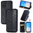 For Doogee N40 Pro Cubic Grid Pressed Horizontal Flip Magnetic Leather Case with Holder & Card Slots & Wallet(Black) - More Brand by PMC TechLife | Online Shopping South Africa | PMC TechLife | Buy Now Pay Later Mobicred