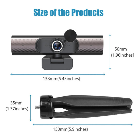 HY33 1080P HD USB Computer Webcam, Type:without Speaker(Black)