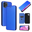 For Blackview Oscal C20 Carbon Fiber Texture Horizontal Flip Leather Phone Case with Card Slot(Blue) - More Brand by PMC TechLife | Online Shopping South Africa | PMC TechLife | Buy Now Pay Later Mobicred