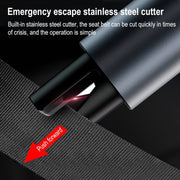 Multifunctional Vehicle Mounted Safety Hammer Car Window Breaker(Navy Cyan)