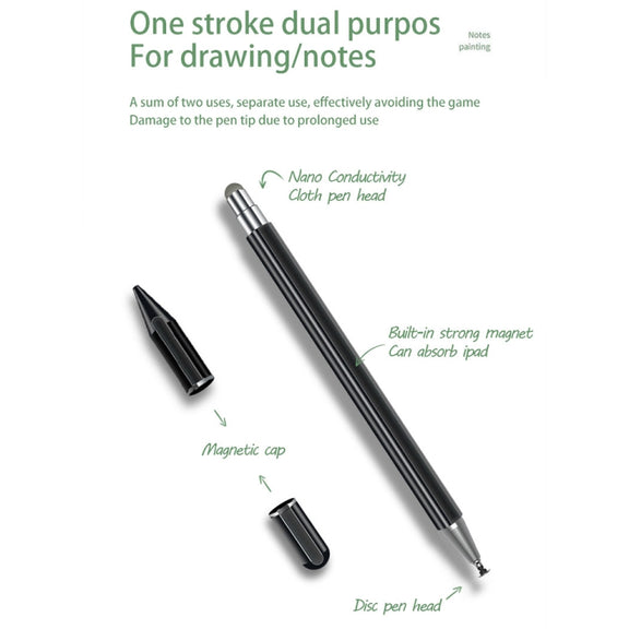 JB06 Universal Magnetic Nano Pen Tip + Disc Pen Tip Stylus Pen for Mobile Phones and Tablets(Grey)