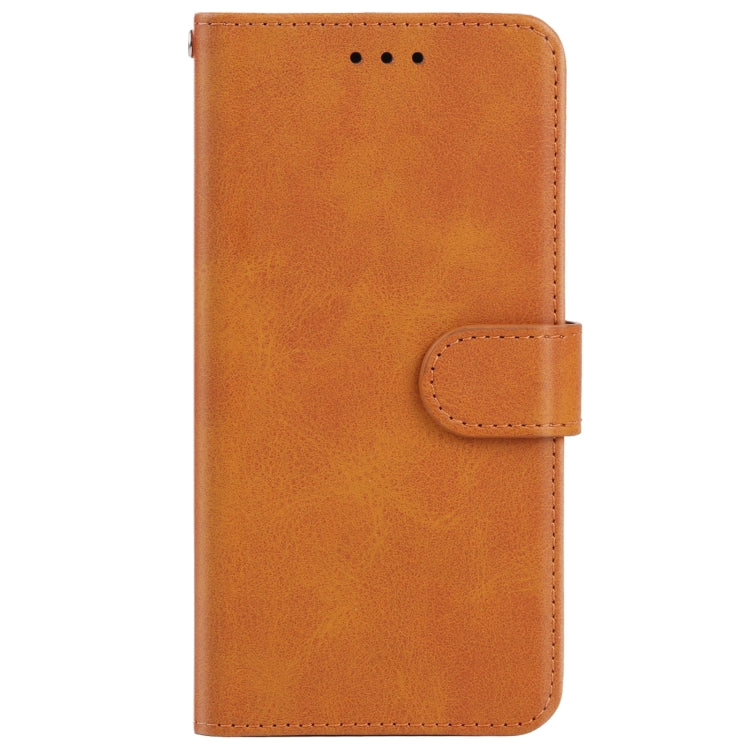 Leather Phone Case For Blackview BL6000 Pro 5G(Brown)