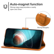 Leather Phone Case For Blackview BL6000 Pro 5G(Brown)