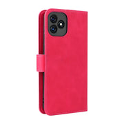For Blackview Oscal C20 Solid Color Skin Feel Magnetic Buckle Horizontal Flip PU Phone Case(Rose Gold)