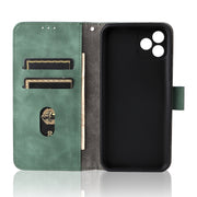 For Blackview Oscal C20 Solid Color Skin Feel Magnetic Buckle Horizontal Flip PU Phone Case(Green)