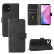 For Blackview Oscal C20 Solid Color Skin Feel Magnetic Buckle Horizontal Flip PU Phone Case(Black) - More Brand by PMC TechLife | Online Shopping South Africa | PMC TechLife | Buy Now Pay Later Mobicred