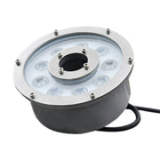 9W Landscape Ring LED Aluminum Alloy Underwater Fountain Light(White Light)